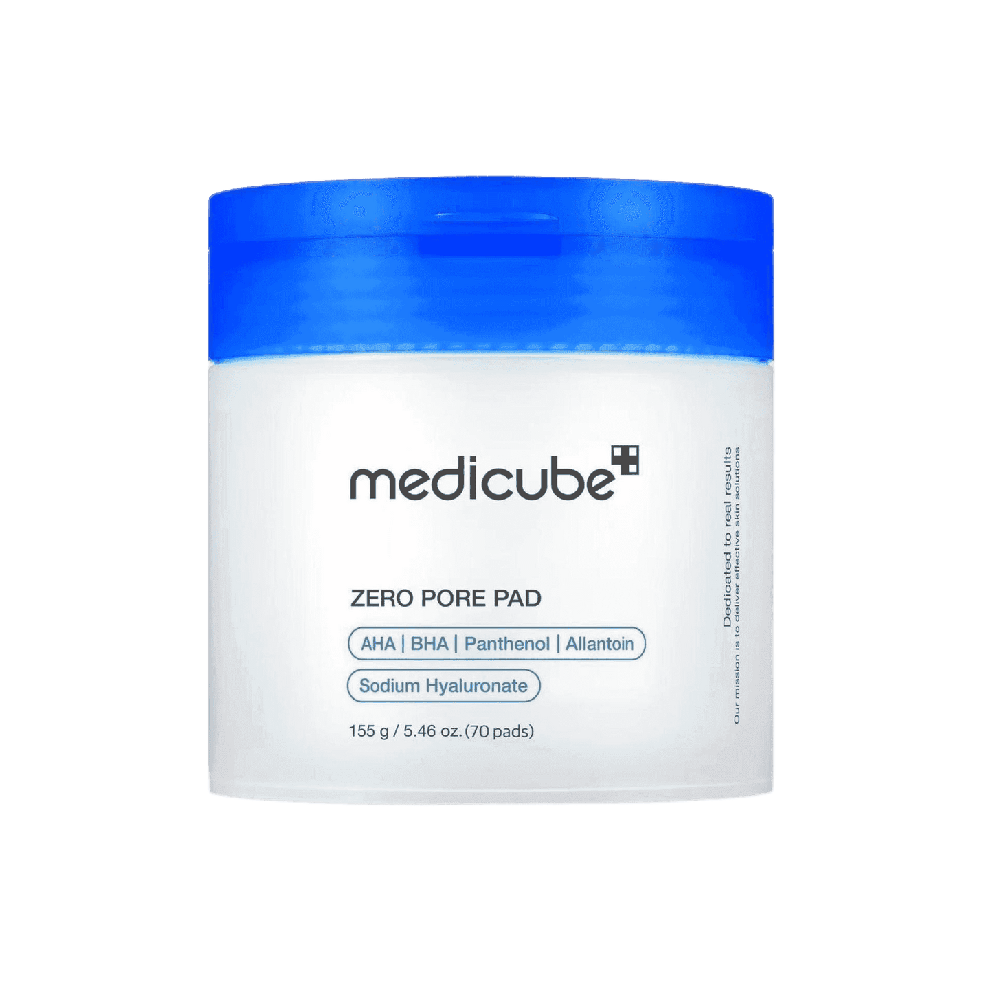 Medicube Zero Pore Pad, Hydrating Toner & Pore Care Pads by Red & Blue with AHA, BHA, Panthenol, and Allantoin for smooth, radiant skin.